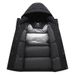 Men's Clothing Winter New Short Thickened Jacket Men's Fashion Brand Trendy Wide Lapel Hong Kong Style Couple Down Jacket Fashion_viptrois.com