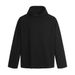 American Style Trendy Brand Design Hooded Sweatshirt Men's Vibe Street Pleated Cross Collar Solid Color Sports Hoodie_viptrois.com