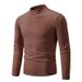 Men's Slim Fit Mock Neck Sweater – Lightweight Knit Pullover For Layering & Standalone Wear_viptrois.com