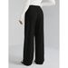 Men's Clothing High End Sporty Casual Pants, A Hot Seller In Trade, Loose Fit, Drape, Drawstring Elastic Waist, Slimming Wide Leg Trousers_viptrois.com