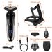 5 In 1 Electric Razor Shaver Rechargeable Cordless Head Beard Trimmer Shaver Kit IPX6 Waterproof Dry Wet Grooming Kit_viptrois.com