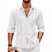 Men's Clothing New Men's Lace Long Sleeved Shirt Large Size Non Iron Shirt Independent Station_viptrois.com