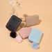 Women's New Short Compact Wallet Simple Fashion Handbag Fur Ball Decoration Casual Card Holder_viptrois.com