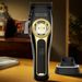 2373 Barber Fade Clippers Professional Cordless Trimmer Electric Men Hair Cutting hine Magnetic Motor 8800RPM_viptrois.com