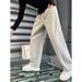 Men's Straight-Leg Sweatpants – Trendy Casual Joggers With Relaxed Fit For Spring & Fall (Paris Gray, Black, Fleece-Lined Options)_viptrois.com