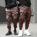 Men's Trendy Versatile Thin Work Pants European Size Spring Autumn Casual Multi Pocket Jogger_viptrois.com