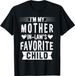 100% Algodón Soy El Hijo Favorito De Mi Suegra Camiseta Divertida Para Hombres_viptrois.com