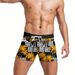 Men's Clothing Men's Boxer Briefs + Striped Squares + Prints, Simple, Can Be Used In The Water, Beach, Anti Exposure Tether Zipper, Spot_viptrois.com