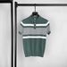 Men's Clothing Short Sleeved Summer New Style Trend All Match Slim Men's T Shirt Striped Short Sleeved Trend_viptrois.com