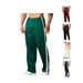 Men's Athletic Training Pants With Breathable Fabric & Drawstring Waist - Versatile Straight Leg Joggers For Gym And Casual Wear_viptrois.com