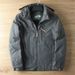 Men's Detachable Hooded Windbreaker Jacket - Waterproof, Windproof, Fleece-Lined Outdoor Coat For Winter, Casual Loose Fit_viptrois.com