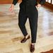 New Men's Slim Fit Casual Pants Business Style Gray And Black Versatile Long Pants Trendy Youth Dress Pants_viptrois.com