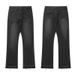 Men's Clothing American Cleanfit Black Tassel 507 Jeans Vintage Washed Distressed Trousers_viptrois.com