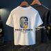 High-end Short-sleeved T-shirt Men's Summer New Breathable Printed Loose Top Pure Cotton Men's Versatile Casual T-shirt_viptrois.com