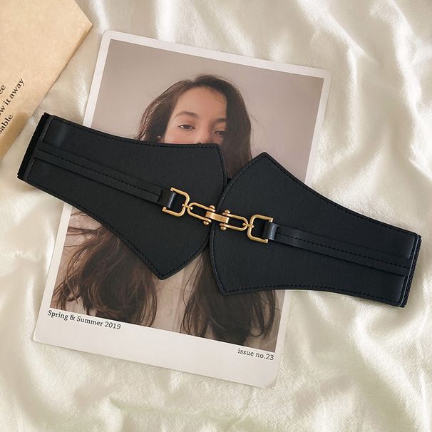 Cover Women, Versatile Trendy Coat, Suit And Skirt, 2024 New Collection, Coffee Color Wide Waist Belt For Women_viptrois.com