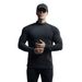 Men's Thermal Long Sleeve T-Shirt For Running & Gym - Breathable Double-Layer Fleece, Round Neck & High Neck, Solid Colors (Black/White/Gray/Khaki)_viptrois.com