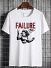 Failure Fantastic Planet Unisex T Shirt Failure Band Vintage T Shirt W00160 Breathable Top For Everyday Wear Homme Graphic Casual Fashion_viptrois.com