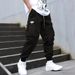 Men's Clothing Large Size Overalls Autumn Men's Casual Pants With Multiple Pockets For Teenagers With Loose Cuffs_viptrois.com