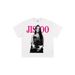 Oversize Cotton T-Shirt For Women & Men, Y2k Graphic Print Crewneck Tee, Heavyweight 250g Casual Streetwear Top_viptrois.com