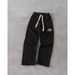 "Unisex Drawstring Wide-Leg Pants – Trendy Sketch Print Joggers With Adjustable Waist (S-4XL, Anti-Bacterial Rayon Blend)"_viptrois.com