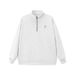 Men's Clothing AA 320g Stand Collar Half Zip Sweatshirt Men's Loose US Embroidered Versatile Trendy American Style Top Wholesale_viptrois.com