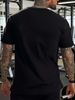 Maglietta Uomo 100% Cotone 180g Collo Tondo Stampa Furgone Retrò Tavola Surf Leggermente Elastica Sport Fitness Vestibilità Regolare_viptrois.com