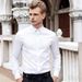 Men's Clothing Satin Nightclub Shirt - Breathable & Wrinkle-Free Long Sleeve, Metallic Trim, Loose Fit (White/Black/Red/Grey,S-XXL)_viptrois.com