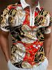 Summer Fashion New 3D Printed Men's Business Turn-Down Collar Polo Shirt Casual Short Sleeve Slim Fit Top_viptrois.com