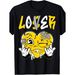 Camiseta Conjunto A Juego Con Corazón Amarillo Goteante Hombres Camisetas Gráficas De Moda Parejas - Ropa Suave Y Cómoda_viptrois.com