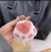 Bag Charms Real Rex Rabbit Fur Kitten Cat Paw Keychain Pendant Cute Plush Pendant Kitten Cat Paw Bag Pendant_viptrois.com