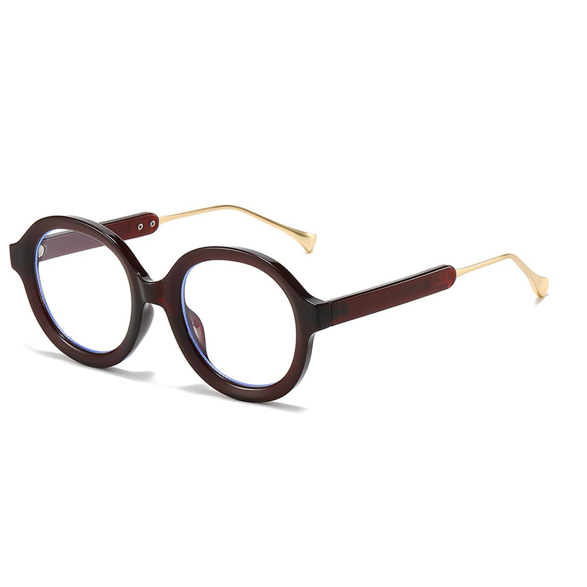 Men's Sunglasses Internet Celebrity Retro Round Frame Sunglasses, Ladies' Trendy All Match UV Anti Ultraviolet New Models_viptrois.com