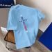 Summer Men's 100% Cotton Casual Loose Fit Plus Size T-shirt With Paris Letter Pattern Print And Round Neck Short Sleeves_viptrois.com