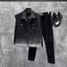 Men's Stylish Rhinestone Denim Vest - High Street Fashion Sleeveless Jacket For Casual Outfits (Black, Multiple Sizes)_viptrois.com