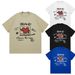Men's Clothing Fashion, Small Round Neck Short Sleeved T Shirt For Men And Women, Loose And Versatile Couple Tops_viptrois.com