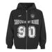 Vintage Digital Print Hooded Cardigan Sweatshirt Men's Autumn Loose Casual Street Style Long Sleeve Hoodie Jacket_viptrois.com