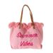 Women's Shoulder Bags Large-capacity Bags, Canvas Bags, Embroidered Letter Tote Bags, Handbags, Women's Bags, Woven Beach Bags_viptrois.com