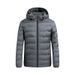 Pure Lightweight Solid Color Simple Windproof Warm Graphene Jacket 85% White Duck Down Coat Men Wholesale_viptrois.com