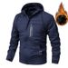 2025 Winter Plus Size Fleece American Casual Hooded Jacket Outdoor Casual Men's Jacket_viptrois.com