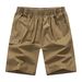 Men's Casual Multi-Pocket Work Shorts Youth Men's Shorts Shorts Beach Pants Large Size_viptrois.com