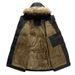 Padded Jacket Men's Jacket Large Size Men's Padded Jacket Hooded Padded Jacket Coated Top_viptrois.com