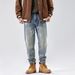 Men's Clothing High Street Loose Straight Jeans Men's Daddy Pants Tapered Long Pants_viptrois.com