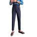 Men's Clothing Solid Color High Waist Nine Point Pants Temperament Casual Business Italian Paris Button Trousers Men's Trend_viptrois.com