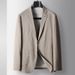 CT Men's Casual Suit 2025 Spring Autumn Light Business Single-breasted Solid Color Trendy Blazer For Young And_viptrois.com