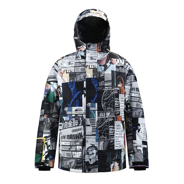 Men's Clothing Smyning Ski Suit Men's Tops Outdoor Equipment Waterproof Single Board Double Board Adult Warm Jacket Windproof Snow Suit_viptrois.com