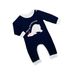 Christmas tree Bear alphabet stripes Christmas family dress printed home wear pajamas_viptrois.com