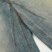 Distressed Washed Denim Scimitar Men Street Fashion Punk Design Stitching Pressed Seam Loose Wide-Leg Cargo Long Pants_viptrois.com