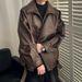 Men's Clothing Retro Niche Design Double Lapel Motorcycle Clothing High End Handsome Men Autumn And Winter_viptrois.com