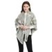 Unisex Geometric large jacquard square scarf scarf women's bib shawl_viptrois.com