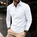 Unbeatable Quality Ins Spring And Autumn Sale Men's Long Sleeve Sports Polo Shirt_viptrois.com