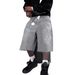 Men's And Women's Streetwear Denim Shorts Straight Wide Loose Capri Rhinestone Decorated_viptrois.com